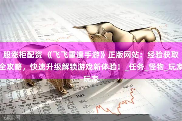 股涨柜配资 《飞飞重逢手游》正版网站：经验获取全攻略，快速升级解锁游戏新体验！_任务_怪物_玩家