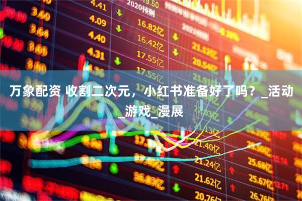 万象配资 收割二次元，小红书准备好了吗？_活动_游戏_漫展