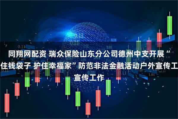 同翔网配资 瑞众保险山东分公司德州中支开展“守住钱袋子 护住幸福家”防范非法金融活动户外宣传工作
